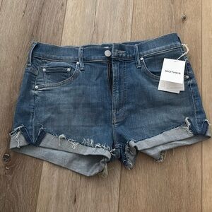 Mother Denim - Rascal Slit Flip Short